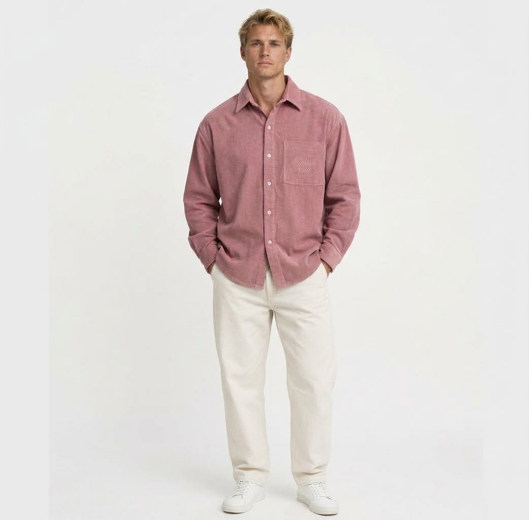 Premium Boxy Shirt- Desert Rose